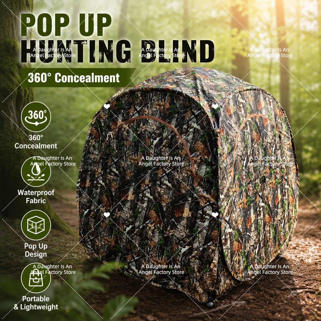 Hunting And Camping In Forest - 야외 캠핑 위장 조류 관찰 텐트