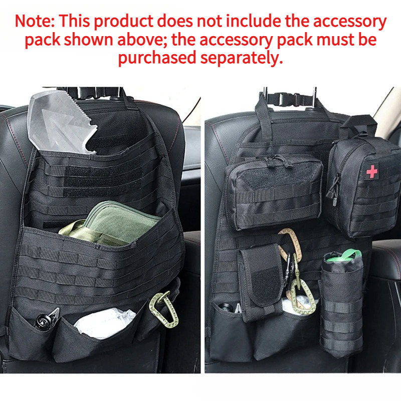 Outdoor Hunting Vehicle - 전술 MOLLE 카시트 백 오거나이저 -