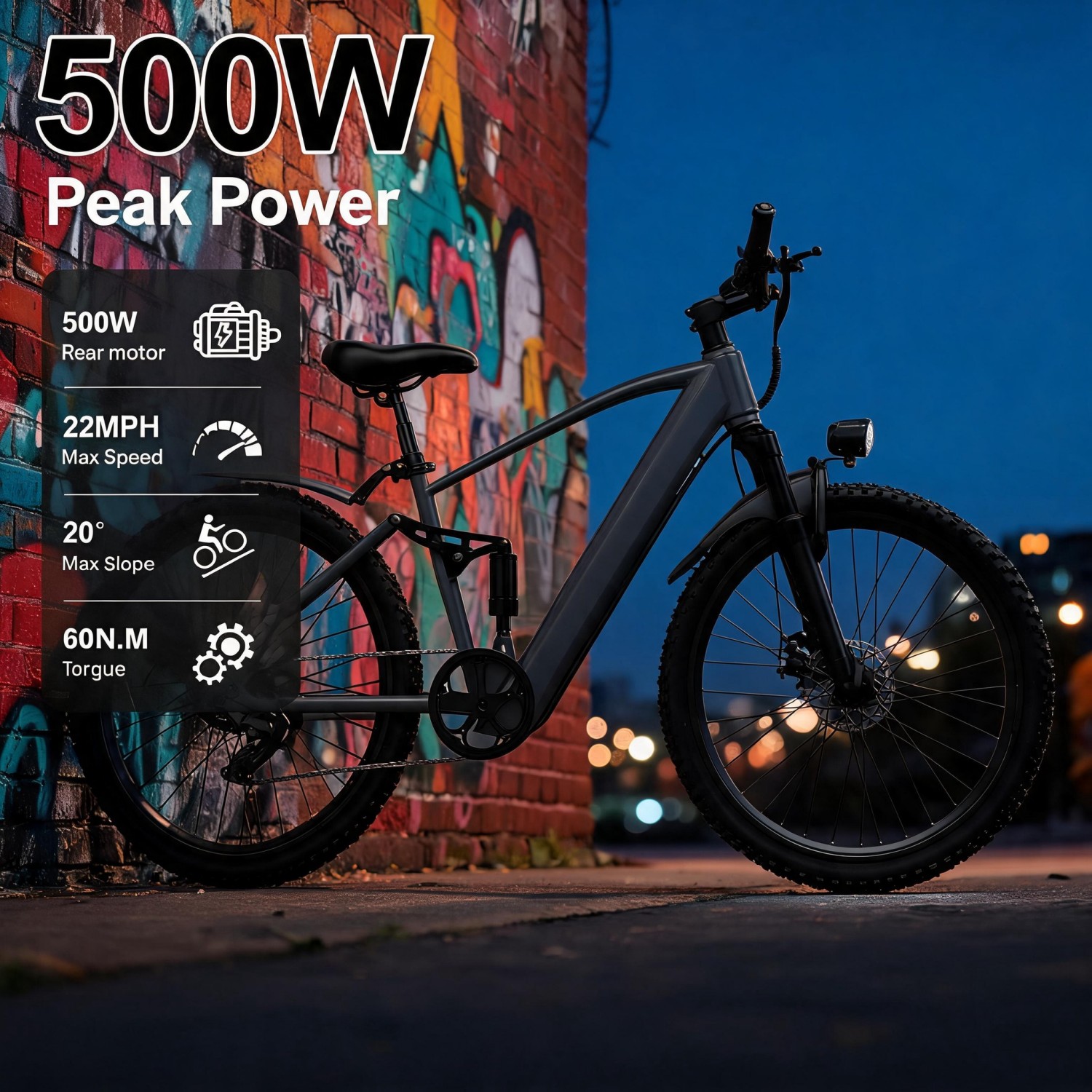 Outdoor Hunting Electric Bike - 오프로드 전기 자전거, 사냥용 전기 자전거.