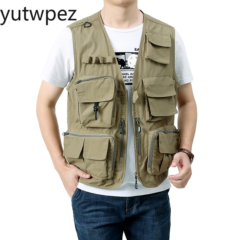 Safari Outdoor Hunting Jackets - 야외 하이킹 작업용 다용도 포켓 경량