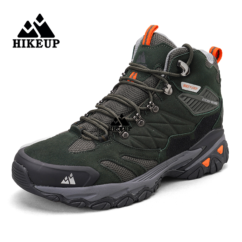 Outdoor Hunting News - HIKEUP 남성용 하이킹 신발, 가죽 야외