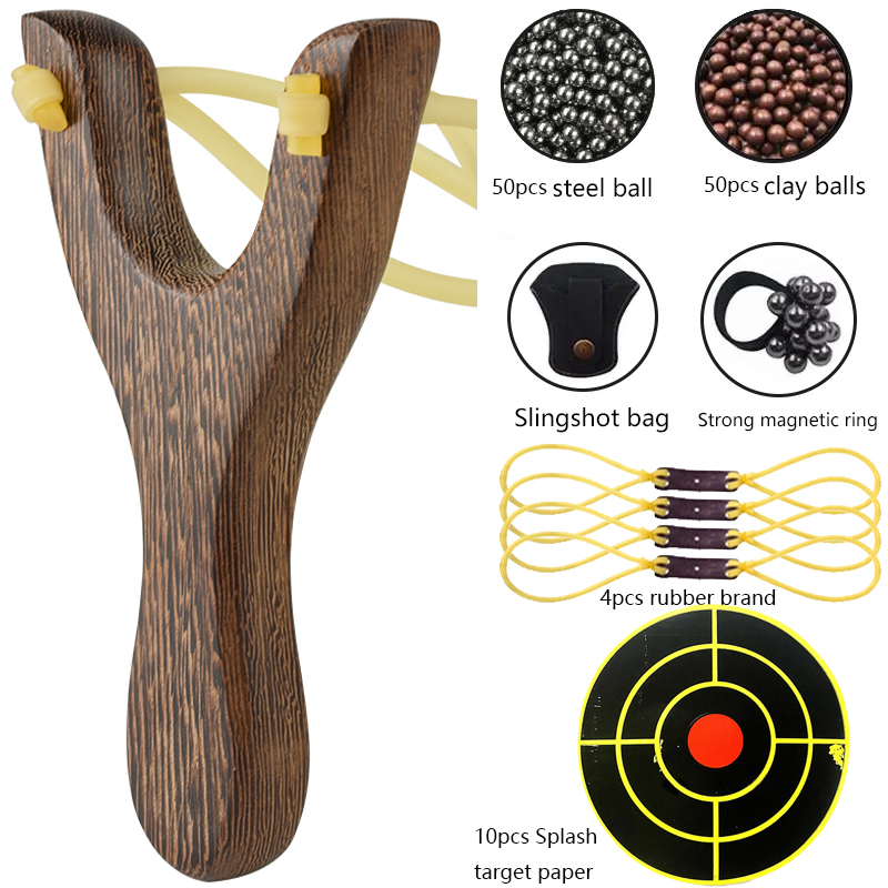 Outdoor Hunting Products - 전통 나무 새총 야외 슈팅 장난감