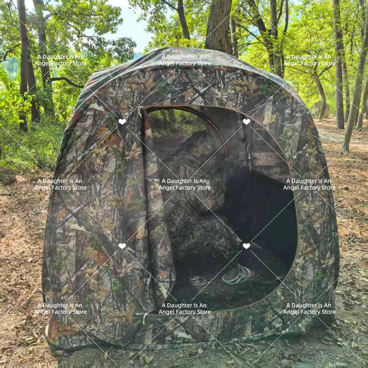 야외 캠핑 위장 조류 관찰 텐트 270 °   포레스트 - Hunting And Camping In Forest 리뷰 및 가격