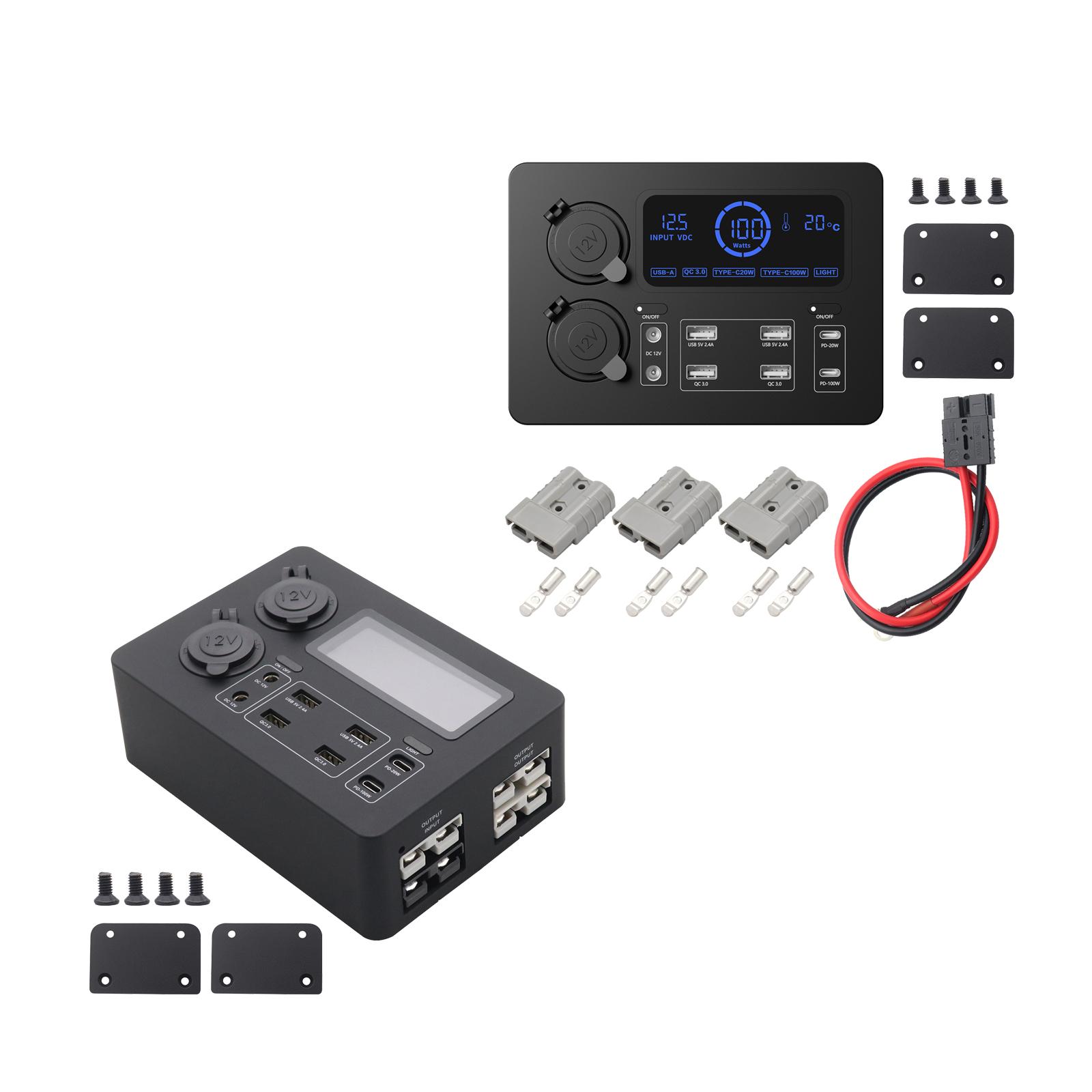 12V 미니 파워 박스 차량용 컴팩트 충전기, 최대 6 - Outdoor Hunting Vehicle 리뷰 및 가격