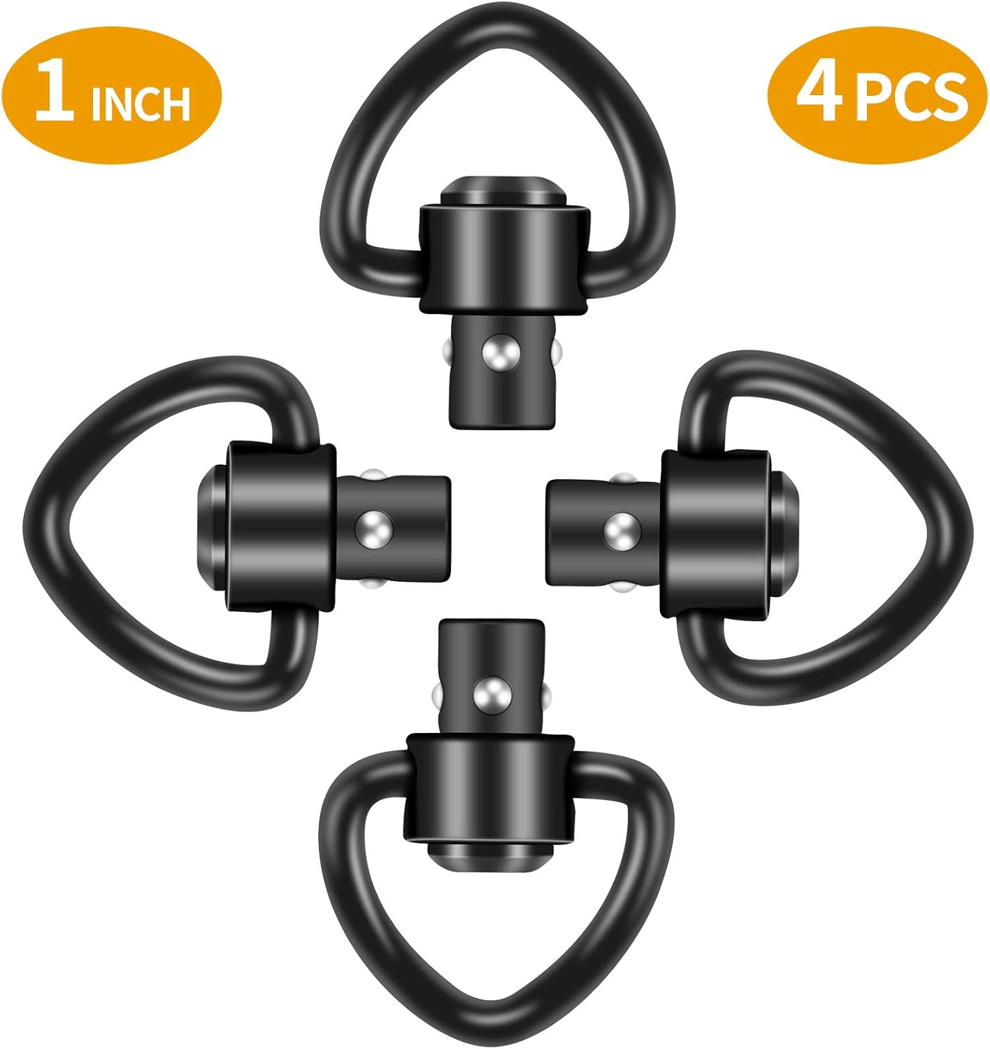 4PCS 전술 스트랩 총 슬링 회전 버클 하트 모양의  - Rifle Sling Swivel 리뷰 및 가격