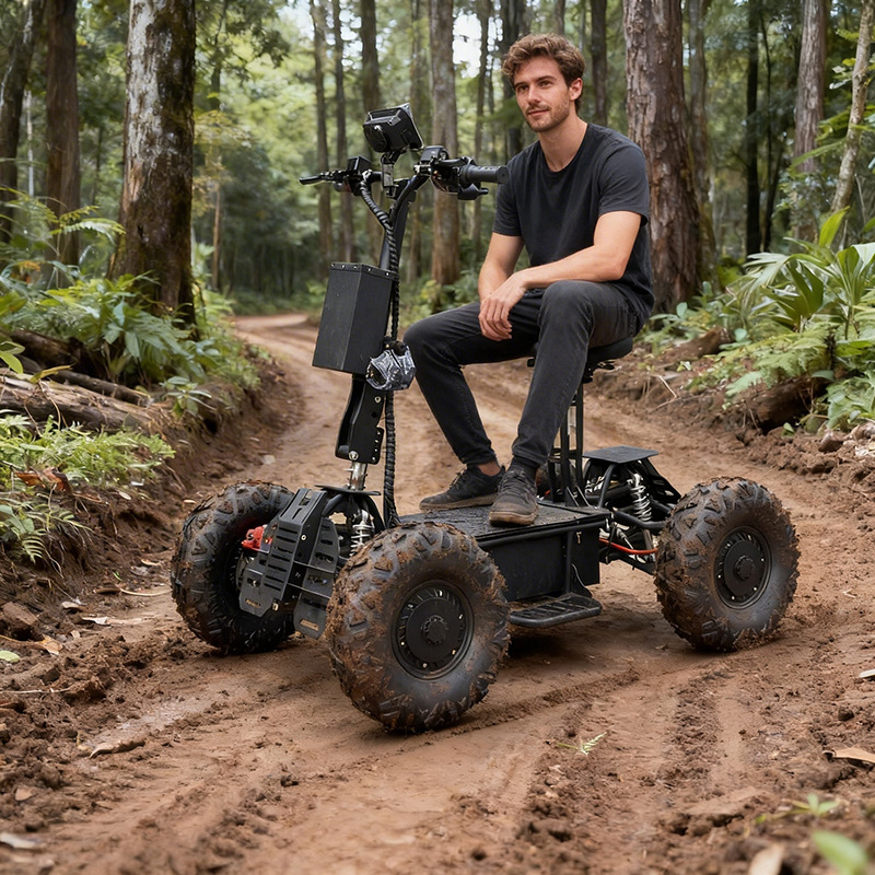 60V 오프로드 전기 4륜 스쿠터 이중 구동 4륜 구동 - Outdoor Hunting Vehicle 리뷰 및 가격