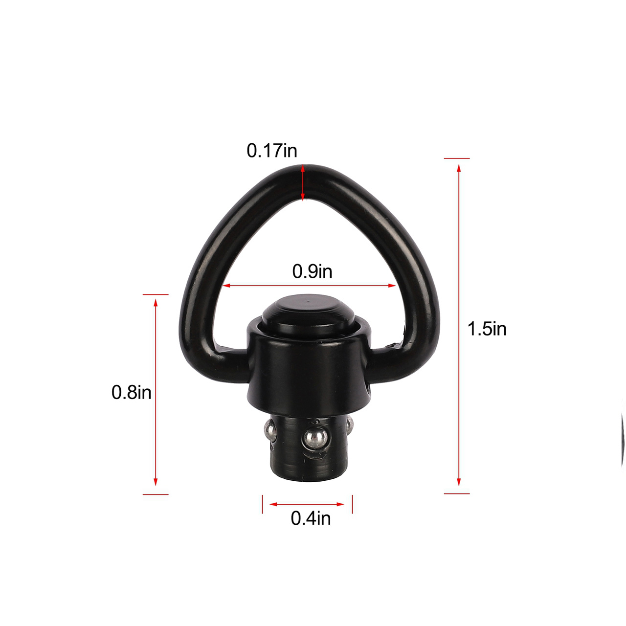 2PCS 소총 푸시 버튼 QD 릴리스 슬링 회전 마운트 - Rifle Sling Swivel 리뷰 및 가격