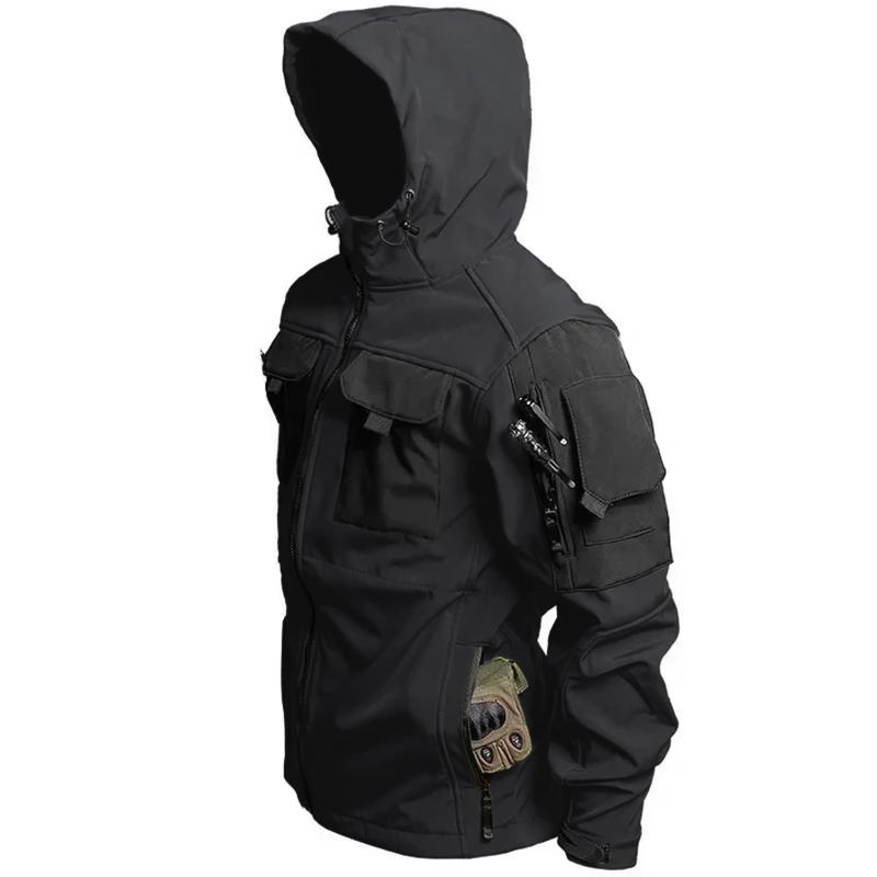 남성용 야외 양털 재킷, 방수 후드 트레이닝 세트, 하 - Safari Outdoor Hunting Jackets 리뷰 및 가격