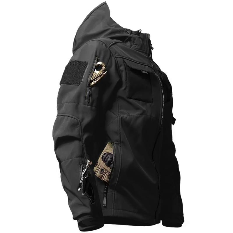 남성용 야외 양털 재킷, 방수 후드 트레이닝 세트, 하 - Safari Outdoor Hunting Jackets 리뷰 및 가격