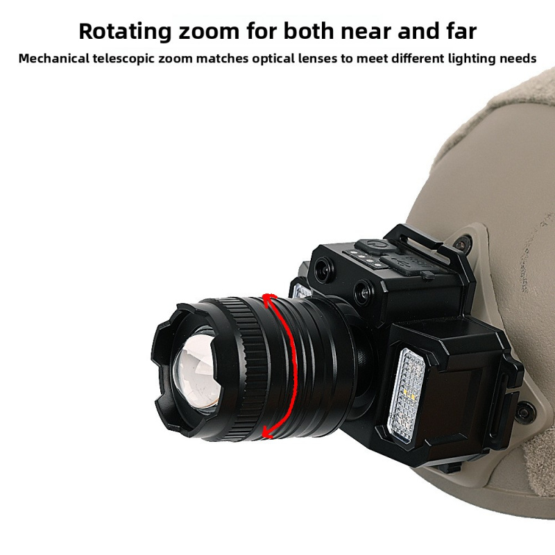 전술 스마트 센서 헤드램프 야외 조명 플래시라이트 고휘 - Headlamp Tactical Bright 리뷰 및 가격
