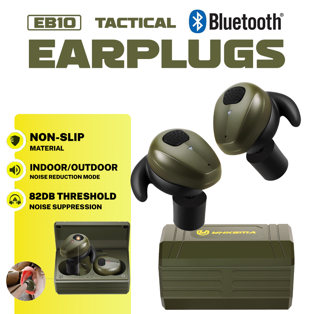 YHKEMA EB10 전술 귀마개 블루투스 5.3 소음 - Shooting Ear Muff 리뷰 및 가격