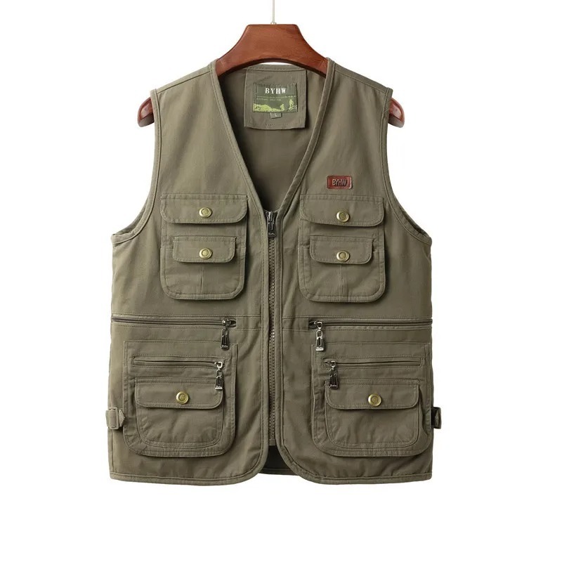 남성 조끼 멀티 포켓 민소매 재킷 남성 카고 아웃도어  - Safari Outdoor Hunting Jackets 리뷰 및 가격