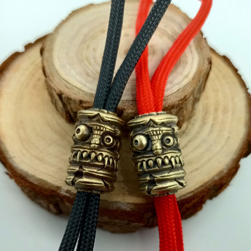 그린 랜턴 페이스 황동 나이프 비즈 DIY 파라코드 팔 - Paracord Survival Bracelet 리뷰 및 가격