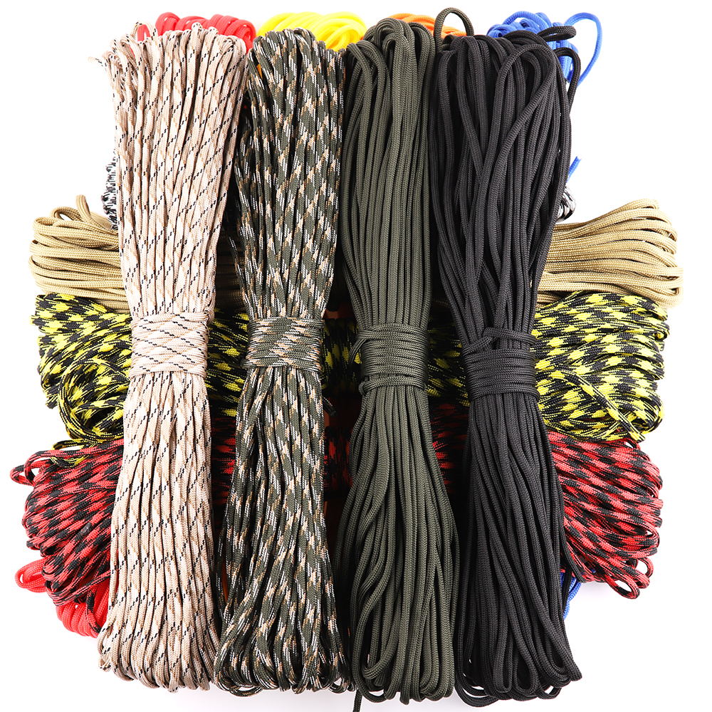 550 군사 Paracord 9 가닥 4mm 5 15  - Paracord Survival Bracelet 리뷰 및 가격