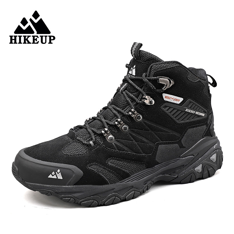 HIKEUP 남성용 하이킹 신발, 가죽 야외 스니커즈, - Outdoor Hunting News 리뷰 및 가격