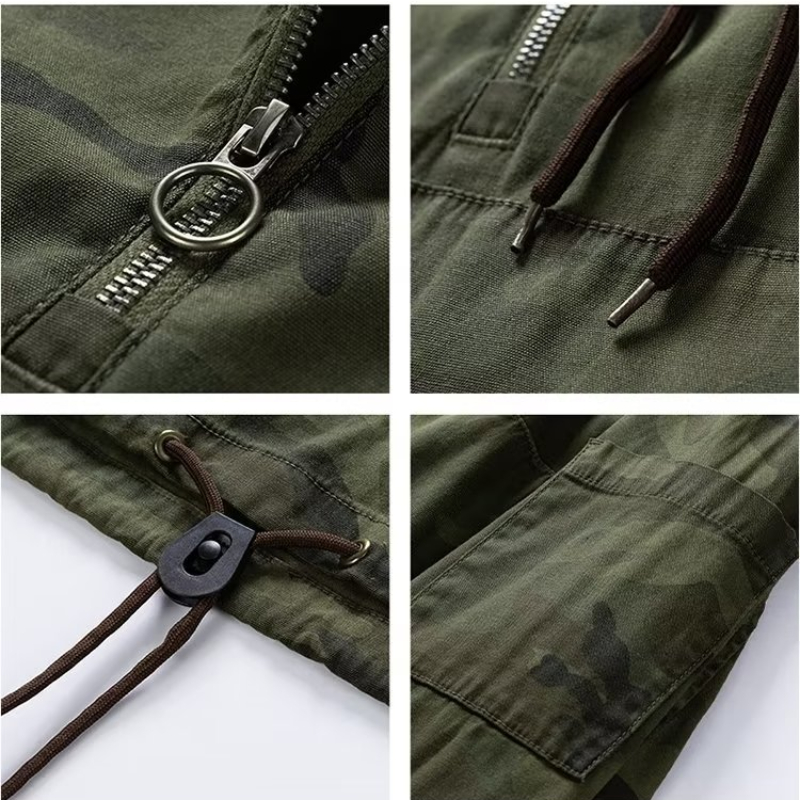 용수철 후드 위장 재킷, 남성 방풍 전술 작업복, 야외 - Safari Outdoor Hunting Jackets 리뷰 및 가격