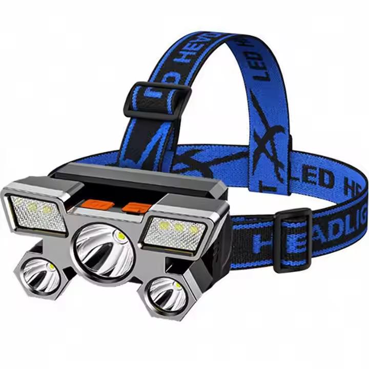 휴대용 고광량 초강력 방수 USB 충전식 COB 헤드라 - Headlamp Tactical Bright 리뷰 및 가격