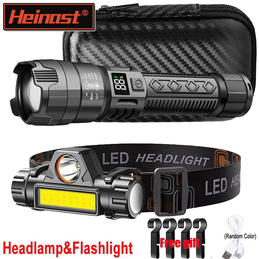 고강도 파워 LED 손전등 전술용 라이트 초강력 방수  - Headlamp Tactical Bright 리뷰 및 가격