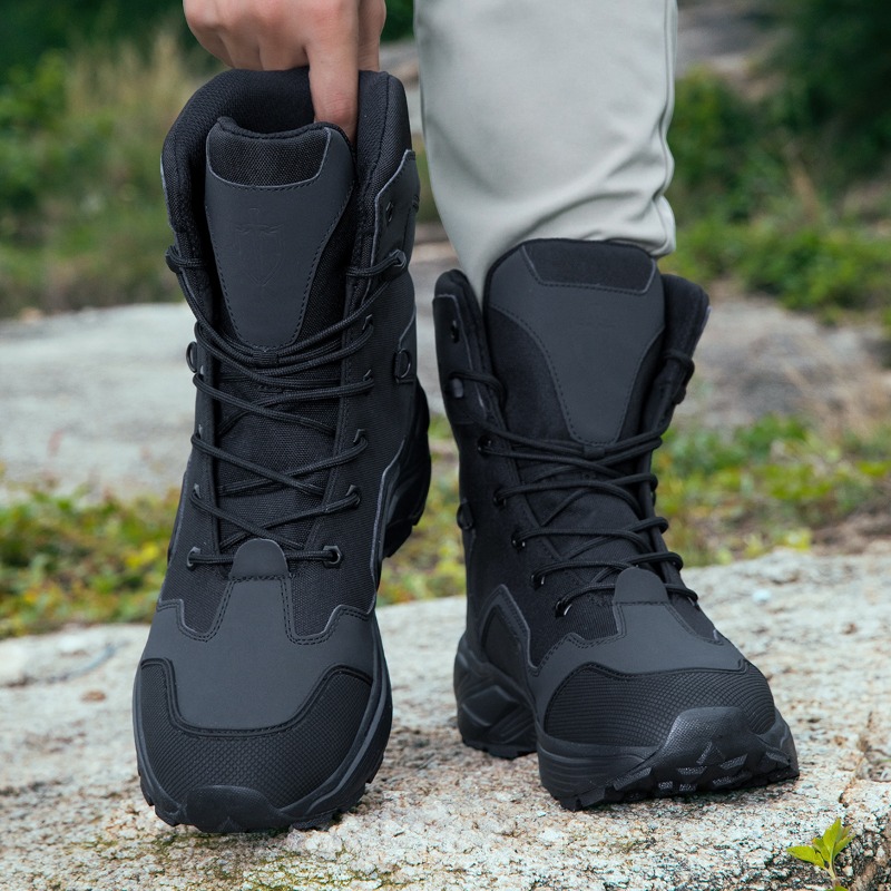남성 전술 부츠 레이스업 야생 전투 훈련 부츠 미끄럼  - Wildman Hunting & Outdoor Price List 리뷰 및 가격