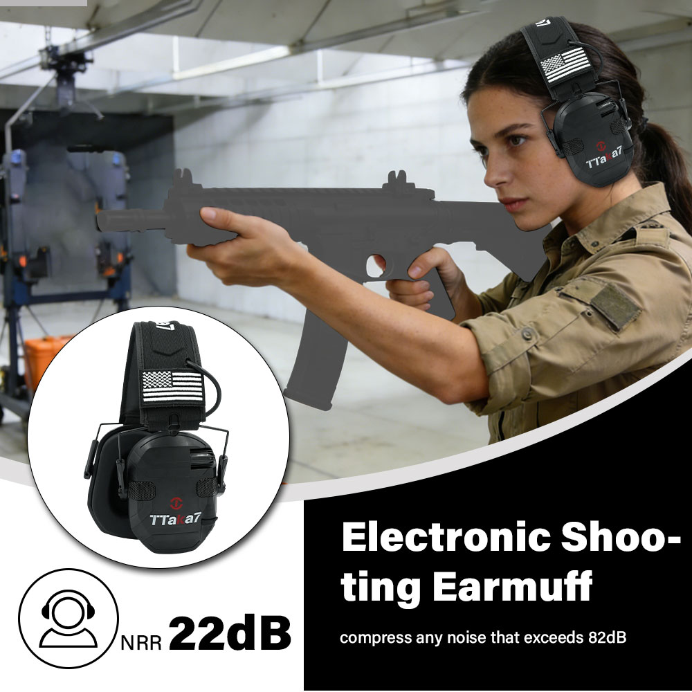 W1/W3 접이식 전자 사격용 귀마개 소음 방지 헤드폰 - Shooting Ear Muff 리뷰 및 가격