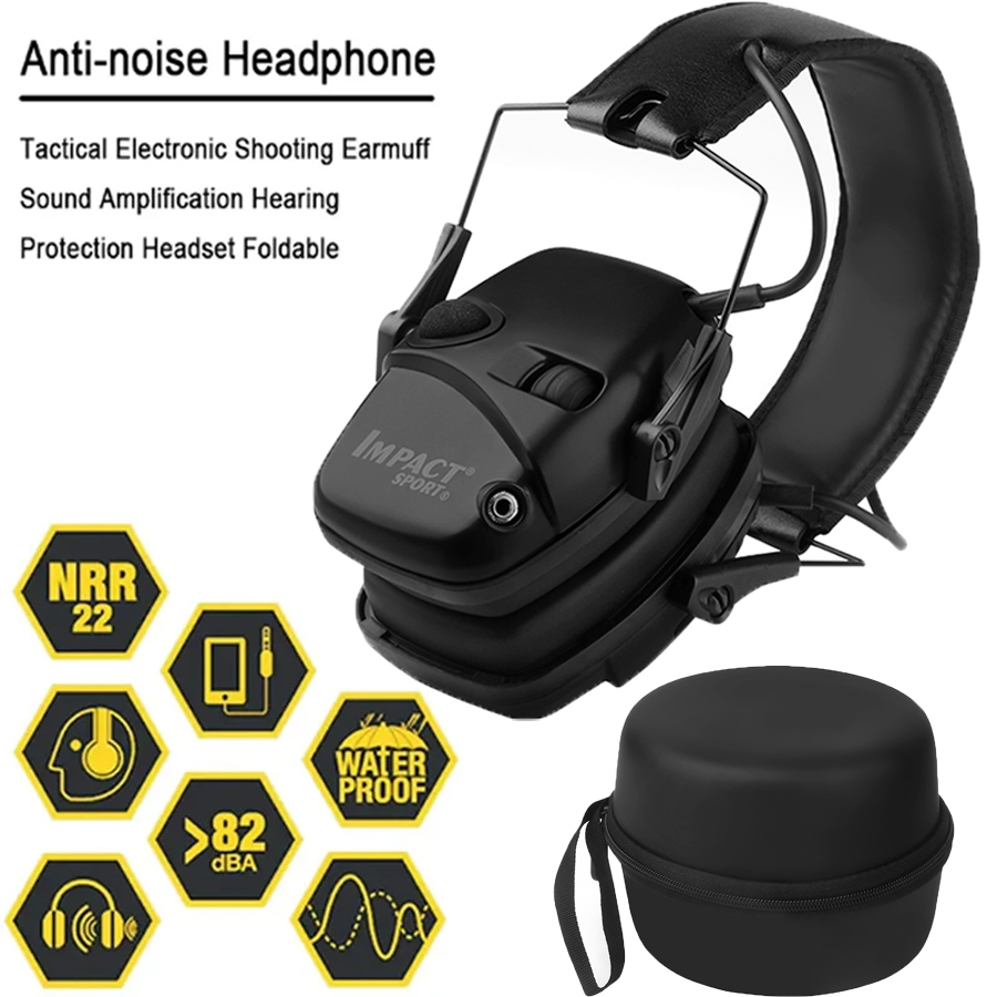 전술 전자 사격 정품 귀마개, 야외 스포츠 소음 방지  - Shooting Ear Muff 리뷰 및 가격